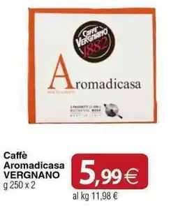 Docks Cash&Carry Caffè Aromadicasa Vergnano offerta