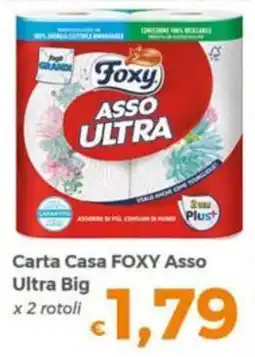 Tocal Carta Casa FOXY Asso Ultra Big offerta