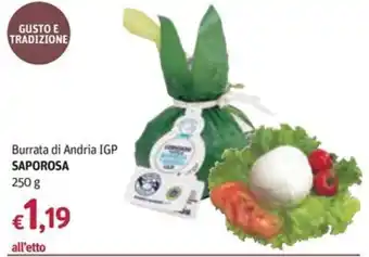 Burrata di Andria IGP Saporosa