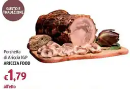 Futura Supermercati Porchetta di Ariccia IGP ARICCIA FOOD offerta