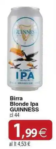 Docks Cash&Carry Birra Blonde Ipa Guinness offerta
