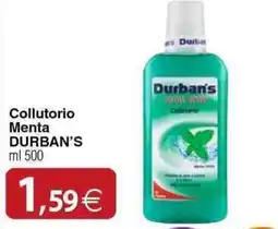 Docks Cash&Carry Collutorio Menta DURBAN'S offerta