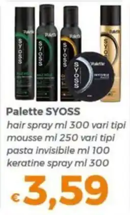 Tocal Palette SYOSS offerta