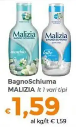Tocal BagnoSchiuma Malizia offerta