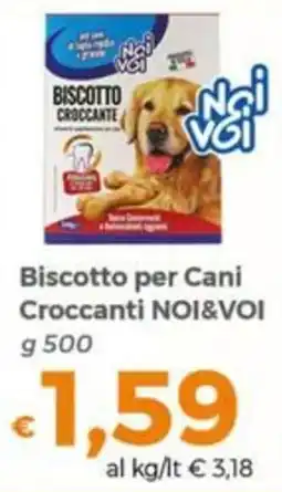 Tocal Biscotto per Cani Croccanti NOI&VOI offerta