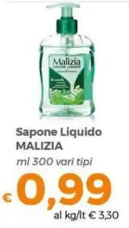 Tocal Sapone Liquido Malizia offerta