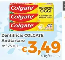 Tocal Dentifricio COLGATE Antitartaro offerta