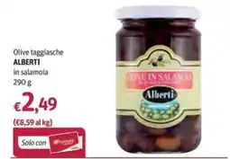 Futura Supermercati Olive taggiasche Alberti in salamoia offerta