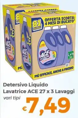 Tocal Detersivo Liquido Lavatrice ACE offerta