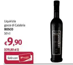 Futura Supermercati Liquirizia gocce di Calabria Bosco offerta