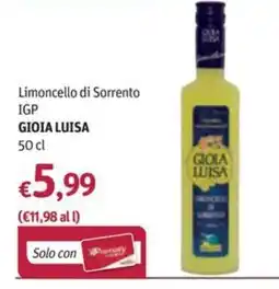 Futura Supermercati Limoncello di Sorrento IGP Gioia Luisa offerta