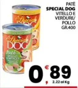 Despar Sicilia Special Dog Paté Vitello e Verdure/Pollo offerta