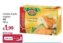 Futura Supermercati Cotolette di pollo AIA offerta