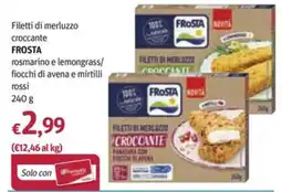 Futura Supermercati Filetti di merluzzo croccante FROSTA offerta