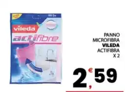 Despar Sicilia Panno microfibra Vileda Actifibre offerta