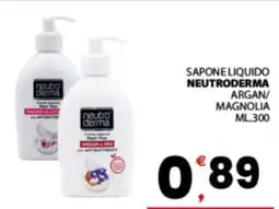 Despar Sicilia Sapone liquido Neutroderma Argan/Magnolia offerta