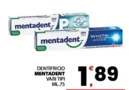Despar Sicilia Dentifricio Mentadent offerta