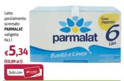 Futura Supermercati Latte parzialmente scremato Parmalat offerta