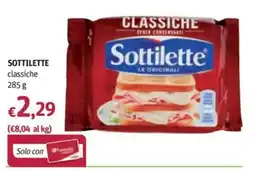 Futura Supermercati Sottilette classiche offerta