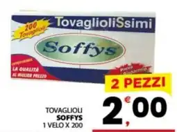 Despar Sicilia Tovaglioli Soffys offerta