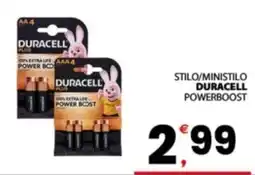 Despar Sicilia Stilo/Ministilo Duracell Powerboost offerta