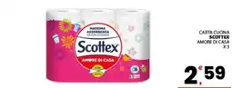 Despar Sicilia Carta cucina Scottex Amore di casa offerta