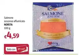 Futura Supermercati Salmone scozzese affumicato NORITA offerta