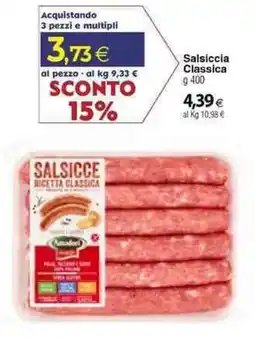 Docks Cash&Carry Salsicce Ricetta Classica offerta