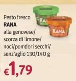 Futura Supermercati Pesto fresco RANA offerta