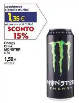 Docks Cash&Carry Energy Drink Monster offerta