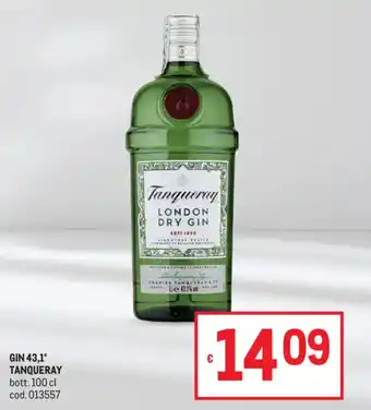 Metro Gin Tanqueray offerta