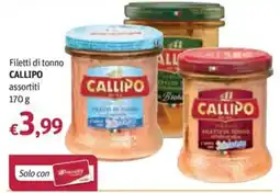 Futura Supermercati Filetti di tonno assortiti CALLIPO offerta