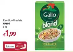 Futura Supermercati Riso blond insalate Gallo offerta