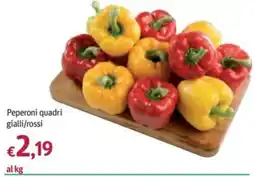 Futura Supermercati Peperoni quadri gialli/rossi offerta