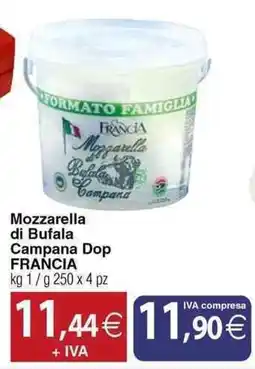 Docks Cash&Carry Mozzarella di Bufala Campana Dop Francia offerta