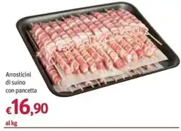 Futura Supermercati Arrosticini di suino con pancetta offerta