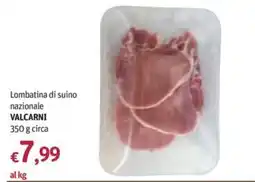 Futura Supermercati Lombatina di suino nazionale Valcarni offerta