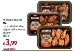Futura Supermercati Ali di pollo durango AIA offerta