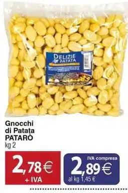 Docks Cash&Carry Gnocchi di Patata Patarò offerta