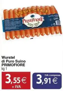 Docks Cash&Carry Wurstel di Puro Suino PRIMOFIORE offerta
