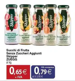 Docks Cash&Carry Succhi di Frutta Senza Zuccheri Aggiunti Skipper offerta
