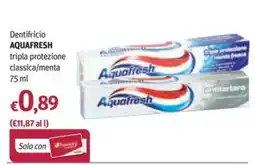 Futura Supermercati Dentifricio Aquafresh offerta