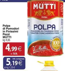 Docks Cash&Carry Polpa di Pomodori MUTTI offerta