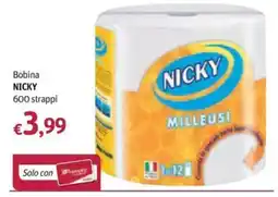 Futura Supermercati Bobina Nicky offerta