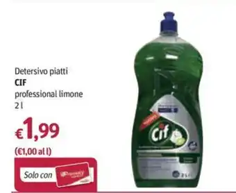 Futura Supermercati Detersivo piatti CIF professional limone offerta