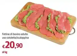 Futura Supermercati Fettine di bovino adulto offerta