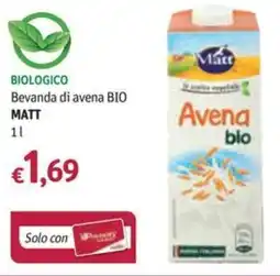 Futura Supermercati Bevanda di avena BIO MATT offerta