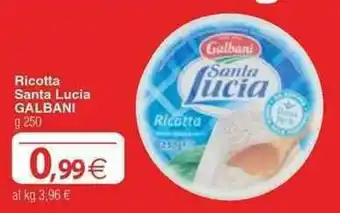 Docks Cash&Carry Ricotta Santa Lucia Galbani offerta