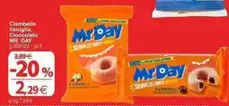 Docks Cash&Carry Ciambelle Vaniglia, Cioccolato Mr. Day offerta