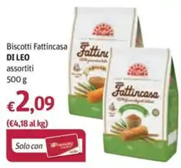 Futura Supermercati Biscotti Fattincasa DI LEO offerta